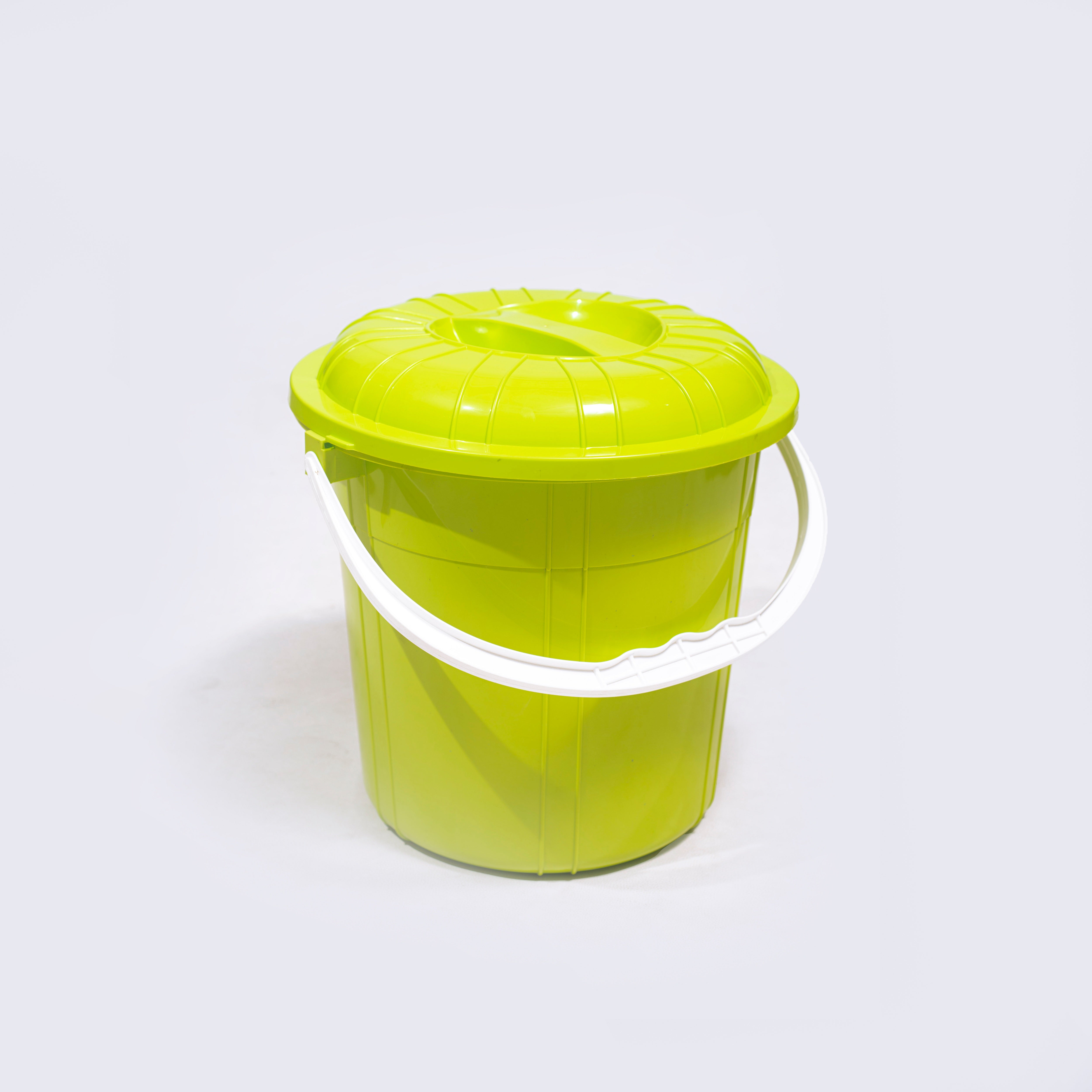 Seau Plastic Rayé 15L